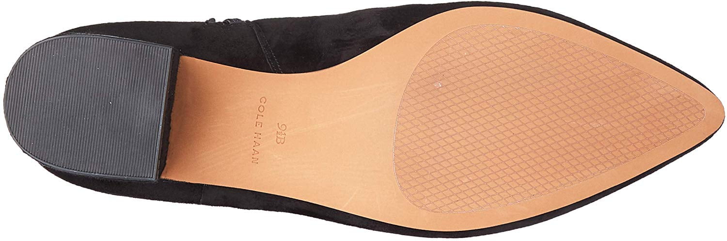 acceso cielo Lío Cole Haan Women's Elyse Bootie (60mm) Ankle Boot, Black Suede, Size 7.0  hMvr - Walmart.com