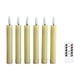 thumbnail image 1 of 6 velas electrónicas LED con mando a distancia alimentado por batería (amarillo), 1 of 4