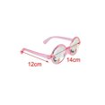 thumbnail image 2 of Round Glasses Retro Gothic Sunglasses Vintage Eyewear Transparent Goggles Multicolor, 2 of 8
