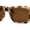 Beige Tortoise Brown, variant on Hipster Gentlemens Beveled Rectangle Fashion Plastic Sunglasses Beige Tortoise Brown