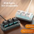 thumbnail image 5 of Rgb 3 Keys Mini Keypad Programming Macro Keyboard Type-c Customize Gaming Mechanical Keyboard For E-sports Game Tablet, 5 of 5
