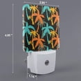 thumbnail image 2 of Salouo Palm Trees for Night Lights Plug into Wall 1 Pack, 0.5W Plug in Night Light with Dusk-to-Dawn Light Sensor LED Nightlight for Bathroom, Adult, Hallway-US, 2 of 7