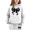 thumbnail image 3 of BOOMNY Girls Outfit 2 Peice Sets Graphic Long Sleeve Tops Pants Sets for Kids Soft Clothing Set, 3 of 3
