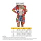 thumbnail image 5 of Abrigo de camisa con frente abierto, blusa informal de Halloween con estampado de Navidad suave y manga larga con un solo pecho para mujer tipo 7 XL, 5 of 5