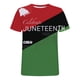 thumbnail image 4 of Pntutb Juneteenth Moda Mujer Camiseta Casual Impreso Cuello Redondo Manga Corta Jersey tops Blusa Pntutb Pntutb-3076, 4 of 5