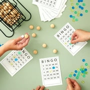Juvale Bingo Paper Game Sheets - 4 x 6 in, 180 Sheets - Bulk Reusable Number Cards & Playing Card Set for Adults - for Birthday Games & Group Activities