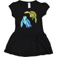 thumbnail image 3 of Inktastic Sea Turtles Swimming Together Girls Baby Dress, 3 of 5