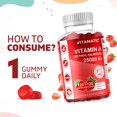 thumbnail image 4 of Gomitas de vitaminas Vitamatic, sin azúcar, vitamina A, 25000 UI, 4 of 6