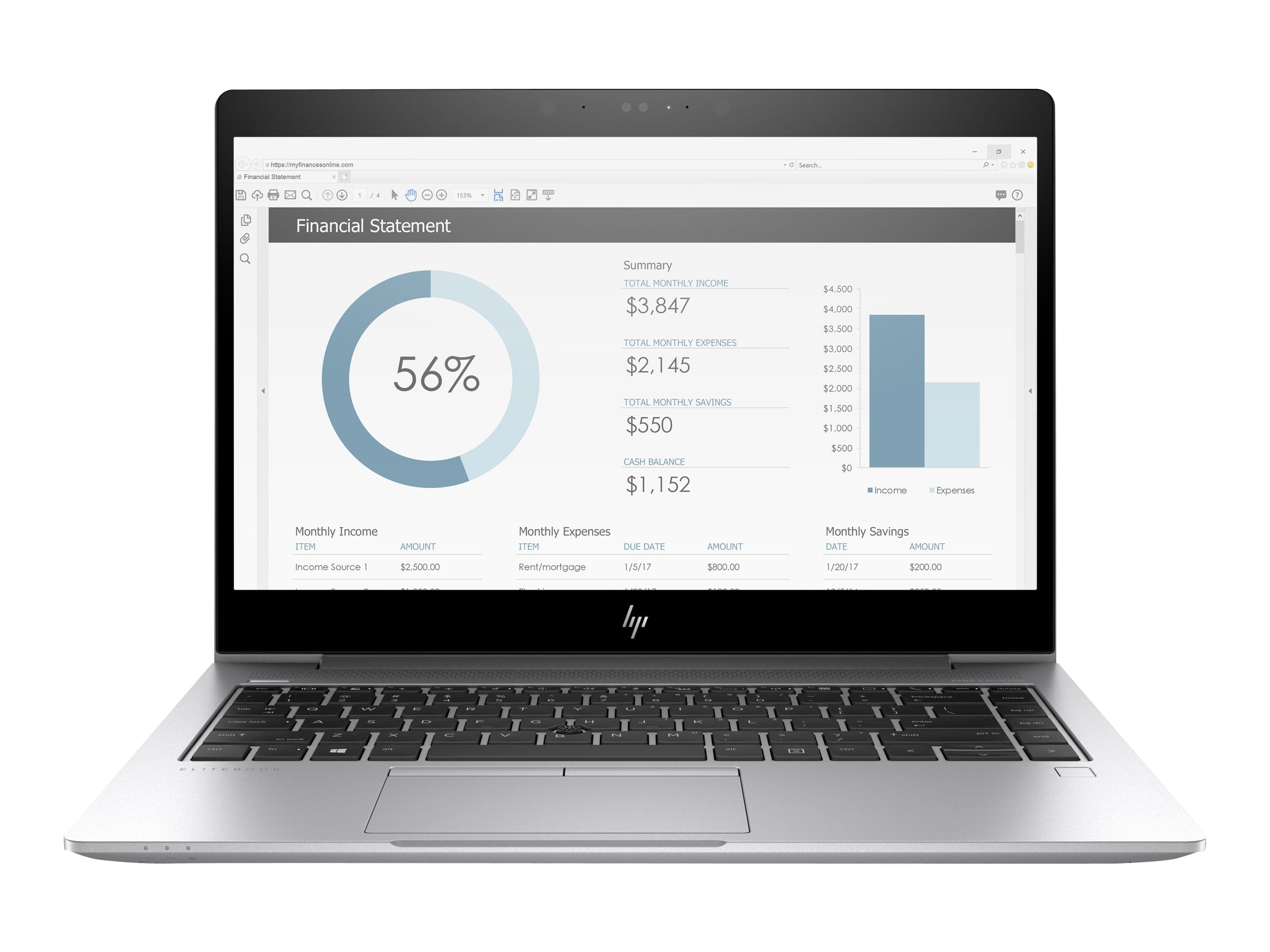 HP EliteBook 820 G3 Notebook - Ultrabook - Intel Core i5 6200U ...