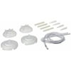 freemie cups pump connection kit for ameda, philips and lucina, clear