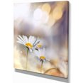 thumbnail image 2 of Chamomiles sur Fond Bleu - Impression sur Toile Florale, 2 of 3