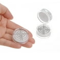 thumbnail image 4 of 3 Packs Round Bubble Level 32x12mm Mini Circular Bullseye Spirit Levels Degree Marked for Camera Tripod Workshop, White, 4 of 6