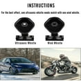 thumbnail image 3 of Flmtop 2Pcs Ultrasonic Animal Saving Wind Whistle Cars Motorcycle Deer Warning Repeller, 3 of 9