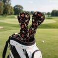thumbnail image 4 of Uorisanigo Golf Headcovers (3-Pack) – Waterproof Head Covers Protection for Driver, Fairway & Hybrid, Funny Floral Ladybug Golf Accessories, Golfer Gifts for Men & Women, Abrasion-Resistant, 4 of 7