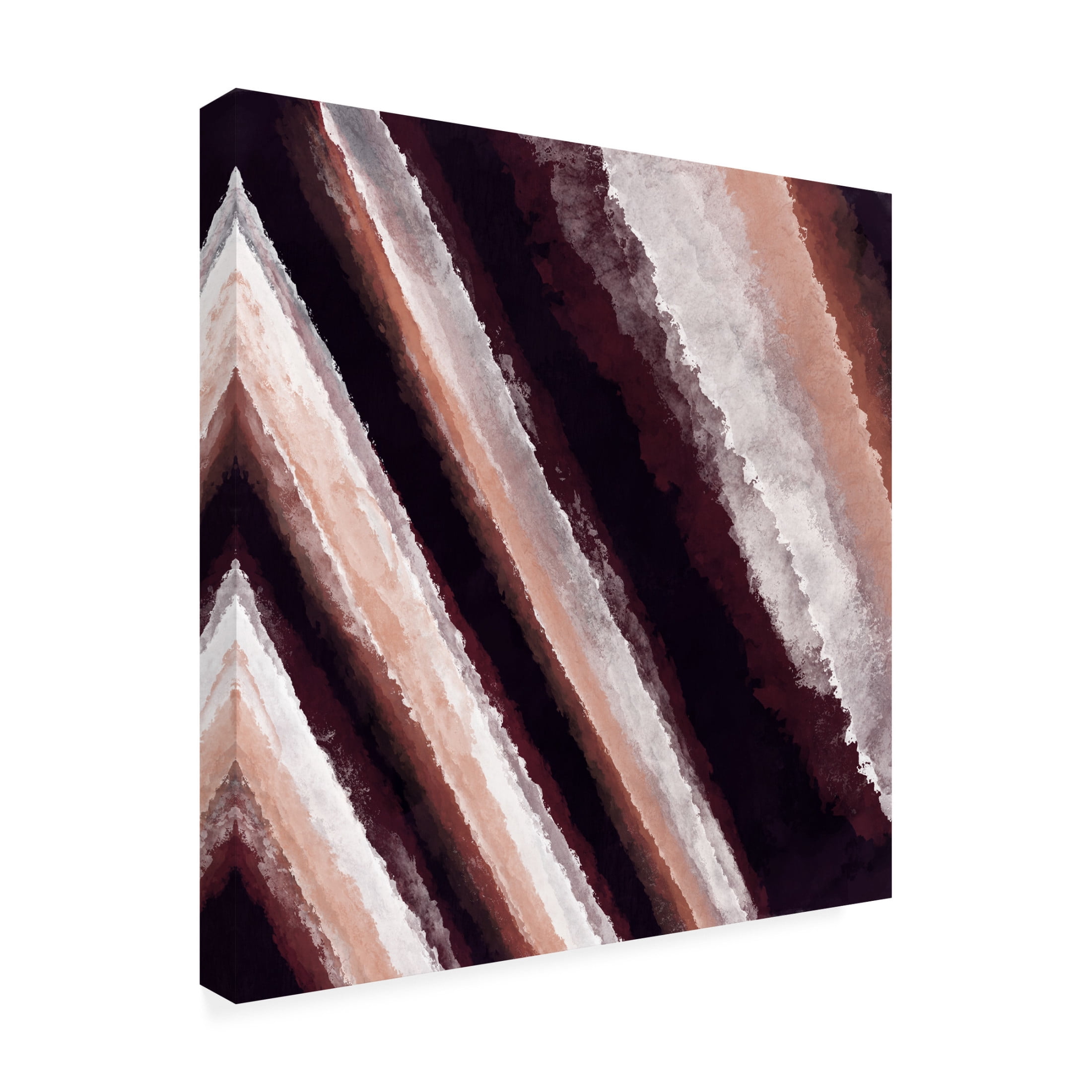 Trademark Fine Art Emel Tunaboylu Brown Abstract 2 Canvas Wall Art
