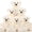 6Pcs-White, variant on Tezituor Bulk Teddy Bear 3 Packs Small Teddy Bear Stuffed Animals for Baby Shower