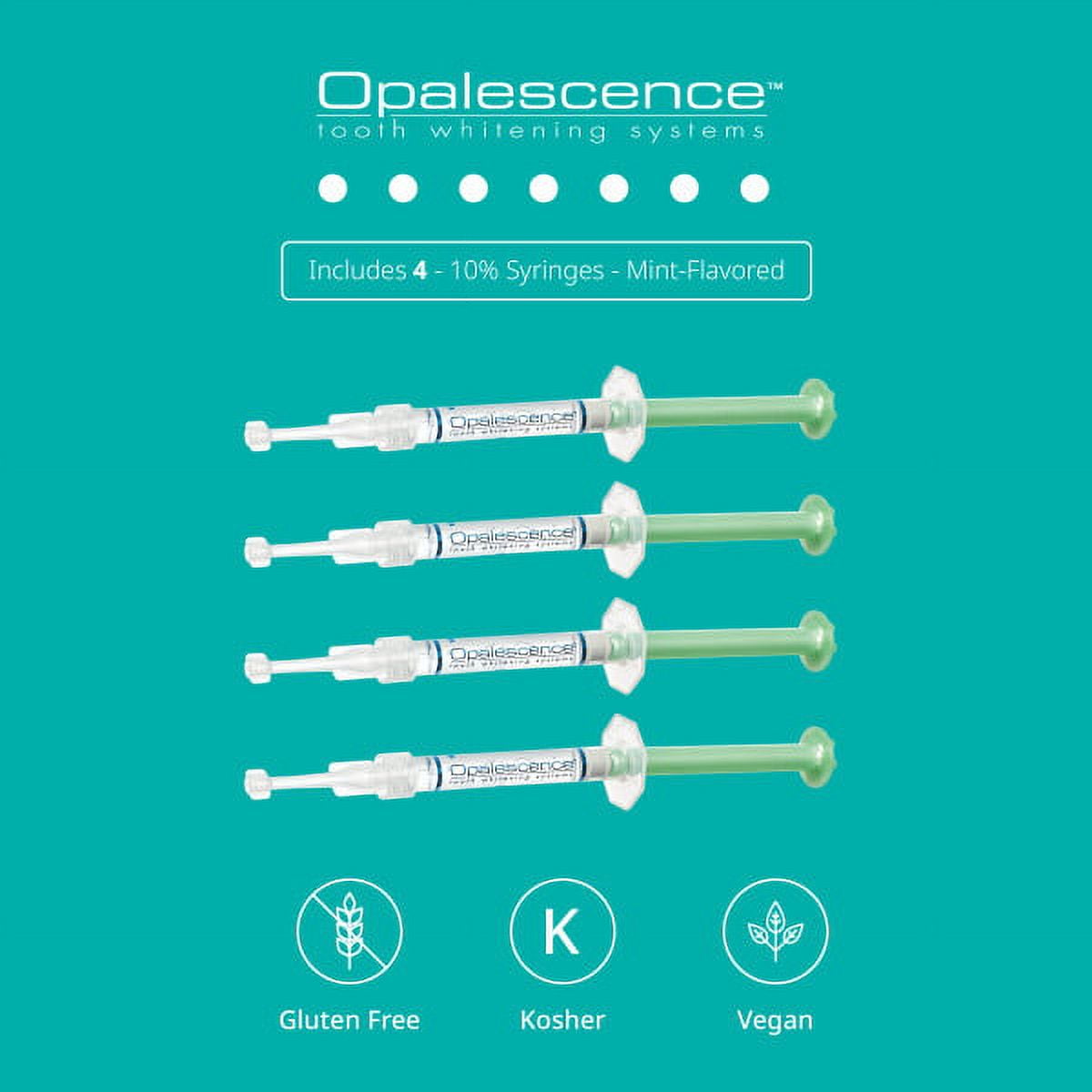 Opalescence Teeth Whitening Gel Syringes 10% Mint - Teeth Whitening, Oral Health - 4 Syringes