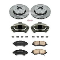 PowerStop Front Stock Replacement Brake Pad and Rotor Kit with Calipers Fits: DODGE JEEP Select Models KCOE1631