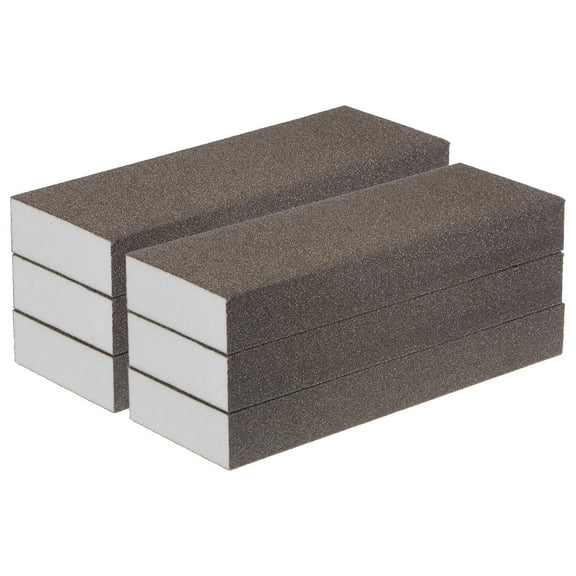 6 Packs Fine Sanding Sponge Blocks 320-400 Grit Foam Sanding Block, 200x70x25mm