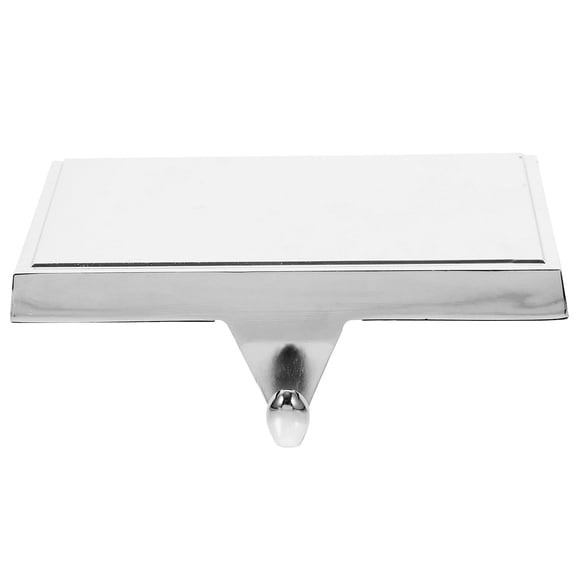 iFundom Christmas Stocking Holder Stainless Steel Plush Fireplace Mantel Holiday Decor