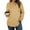 Beige, variant on DAFPZW Women Casual Hoodies Oversized Long Sleeves Fashion Pullover Loose Fit Tunic Winter Tops Comfy Warm Sweatshirts
