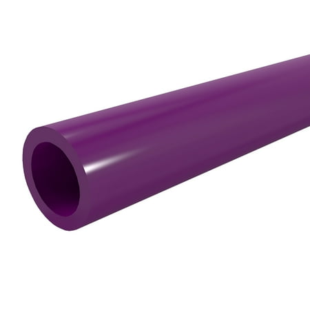 - FORMUFIT P034FGP-PU-5 Schedule 40 PVC Pipe, Furniture Grade, 5-Feet, 3/4 in. Size, Purple
