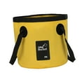 thumbnail image 4 of Contenedor de cubo de agua plegable Zulema lavabo de campamento amarillo, 4 of 8