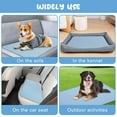 thumbnail image 5 of Katieovy Summer Dog Cooling Mat for Large Dog,28 x 20 inch Cooling Mat for dogs,Portable Washable Dog Pad,Blue, 5 of 7