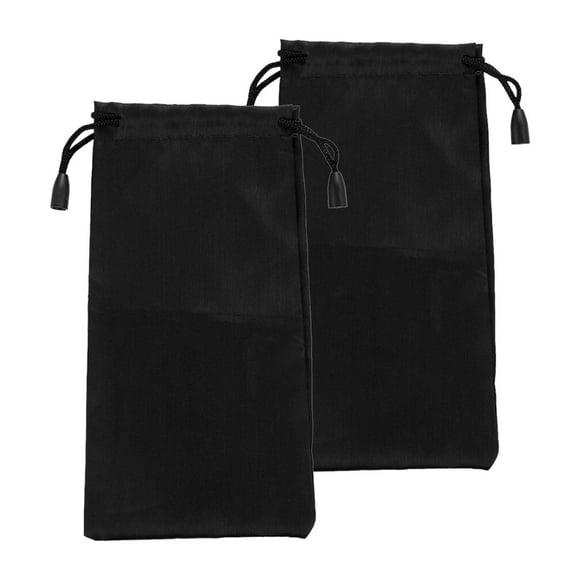 Bolsas impermeables PouchEyeGlass 2Pzas Negro 9x18cm Tela Bolsa Impermeable.