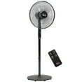 thumbnail image 1 of HOMCOM Height Adjustable Pedestal Fan Oscillating Standing Fan with Remote, 1 of 10