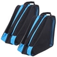 thumbnail image 1 of 2Pcs Ice Skates Storage Bag Blue Oxford Cloth Rectangular Shape for Outdoor Use, 1 of 8
