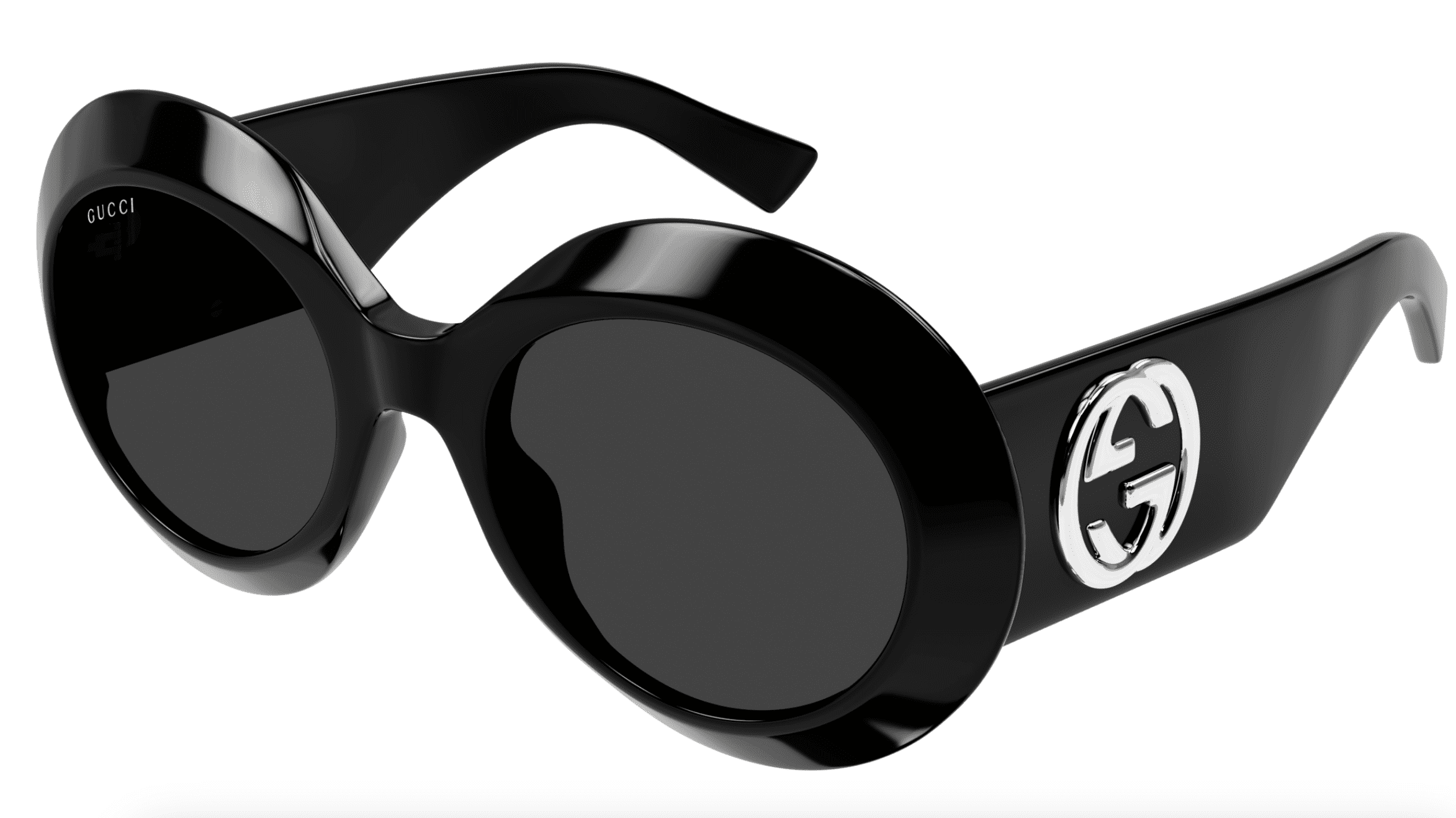 Gucci - GG0036SN 001 Woman's Sunglasses Black/Grey - Walmart.com