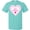 Scuba Blue, variant on Inktastic Great Grandma Pink Valentine Hearts T-Shirt