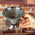 thumbnail image 2 of suyin Reusable 304 Stainless Steel Coffee Filter - Easy To Clean, 300 Mesh Filter, 2 of 8