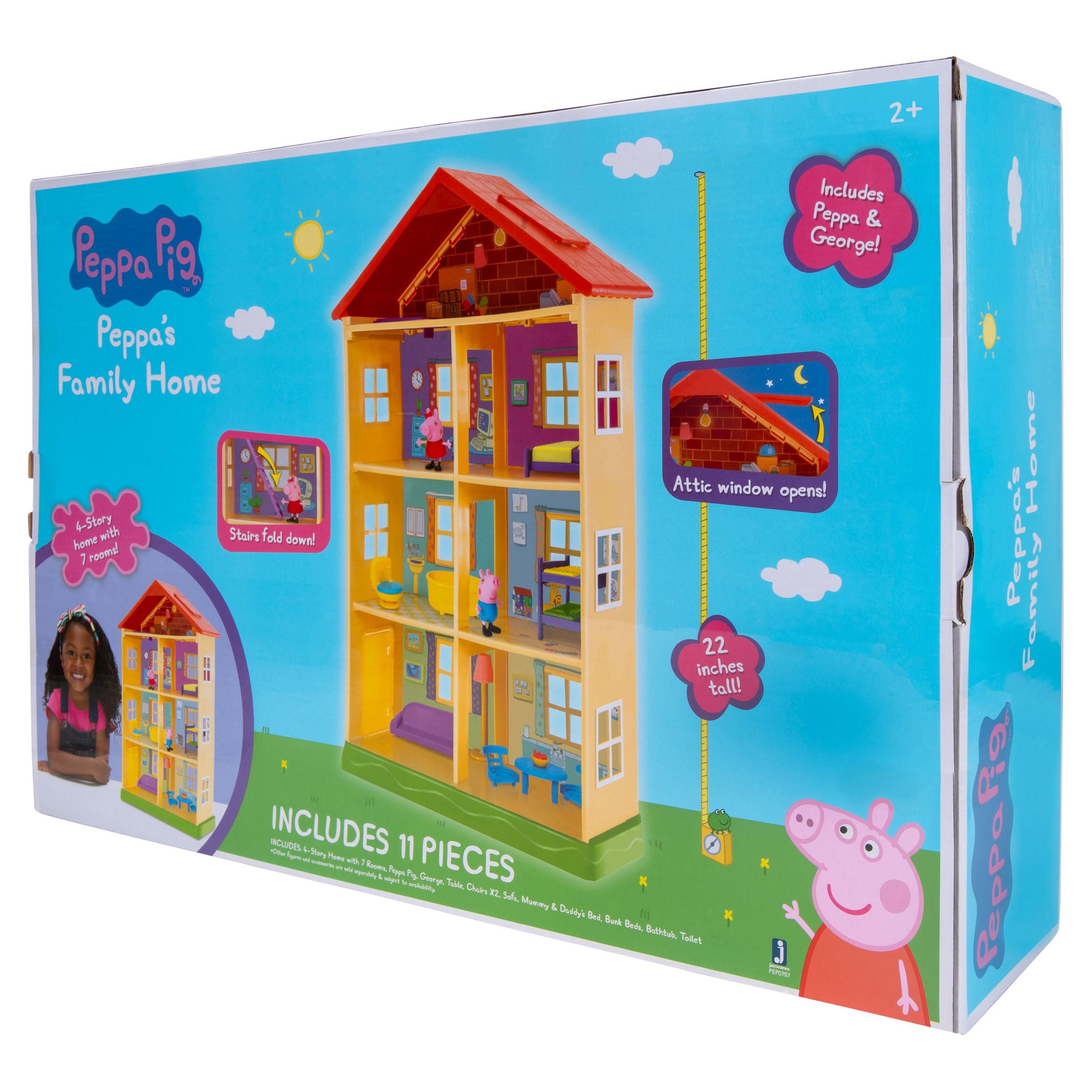 Peppa Pig Peppa's Adventures Peppa's Family House Playset