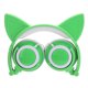 thumbnail image 5 of Auricular recargable plegable luminoso con forma de oreja de gato (verde)-135656.04, 5 of 8