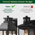 MELUAIM Outdoor Wall Light Fixture,Dusk to Dawn Sensor Porch Light