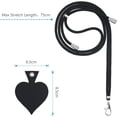 thumbnail image 2 of Cordón para teléfono, 2 piezas de cordón para teléfono celular con parches, correa para el cuello universal para teléfono, compatible con la mayoría de los teléfonos inteligentes, no, 2 of 7