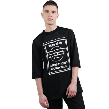 Men's Crew Neck Printed Mesh Hip Hop Sport Hipster (Best Hip Hop Clothing Brands)
