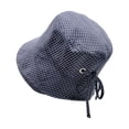 thumbnail image 3 of LILIYA Women's Summer Plaid Bucket Hat Quick-Drying Lightweight Packable Elegant Sun Hat Casual Beach UV Protection Fishing Travel Hat, 3 of 9
