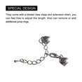 thumbnail image 4 of Unique Bargains 10Set Ribbon Crimp Clamp Ends Lobster Claw Clasps & Chain 6mm Metallic Black for DIY, 4 of 7