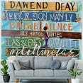 thumbnail image 4 of Orinice Inspirational Quote Tapestry Wall Hanging Unique Style Graphic Tapestries for Home Decor Living Room Bedroom Farmhouse Dorm Apartment 40x30inch, 4 of 6