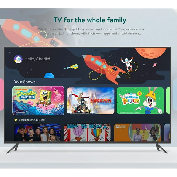 Onn. 4K Pro Streaming Device with Google TV Hands-Free Voice