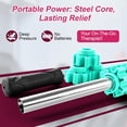 thumbnail image 4 of YISITIAN Muscle Roller Stick, Deep Tissue Massage Tool for Lymphatic Drainage and Soreness Relief, Handheld Recovery Device for Athletes, Runners, and Post-Workout Therapy(Green) AZ1014-4659, 4 of 7