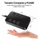 thumbnail image 4 of Multicontacto Regleta Enchufe Con Usb Protector Sobretensión Negro Malubero Multicontacto Regleta, 4 of 5