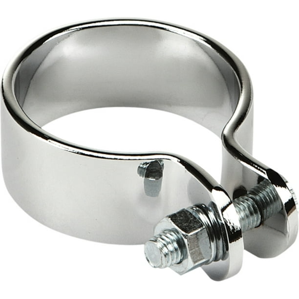 HardDrive Heavy Duty Chromed Exhaust End Clamp, 1.5in.
