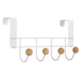 thumbnail image 2 of Ganchos Para Puerta Trasera, Colgador De Toallas Para Puerta Blanca Horizontal Sin Perforaciones De Hierro, Fácil Instalación, Colgador Para Puerta Trasera, Fuerte Y Confiable,, 2 of 8