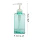 thumbnail image 4 of Ofertas Únicas 1 Pc Dispensador de Jabón Cuadrado Simple para Baños y Lavanderías Azul Lago Claro 450ml, 4 of 6