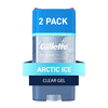Gillette Antiperspirant and Deodorant for Men, Clear Gel, Artic Ice, Twin Pack - 2 of 3.8oz