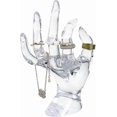 thumbnail image 3 of Jewelry Display Holder Plastic Mannequin Hand Jewelry Display Jewelry Hand Stand Necklace for Home Organization (Clear,1 Piece), 3 of 4